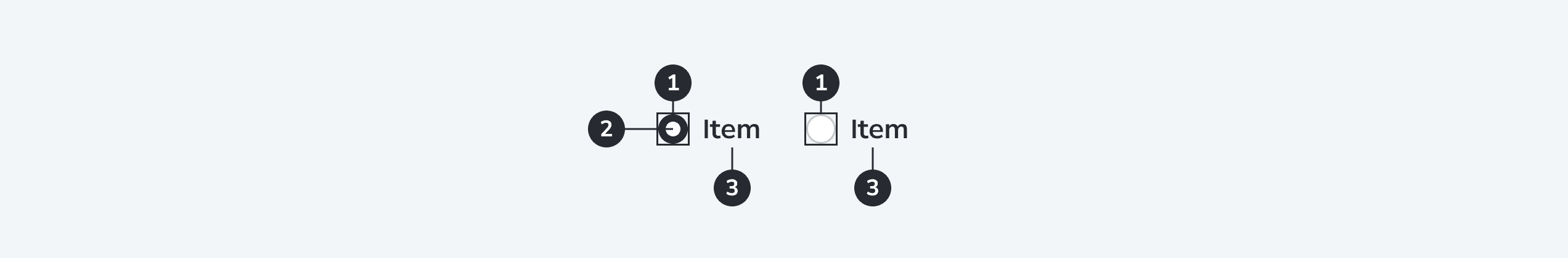 Radio Button anatomy