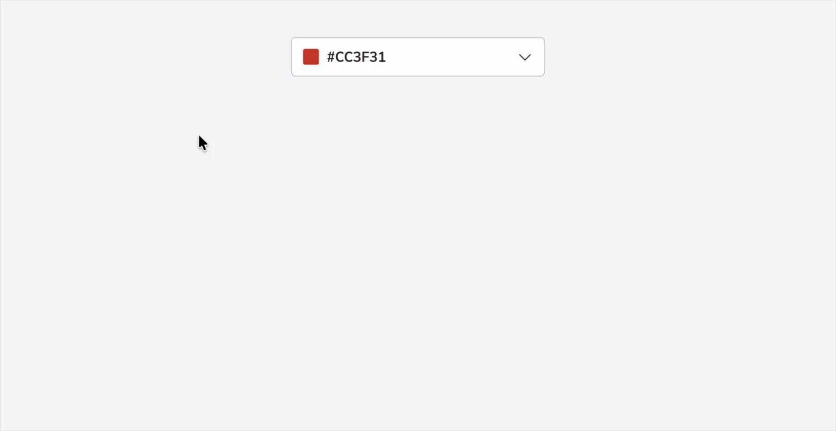 Color Picker Behaviors Input Format