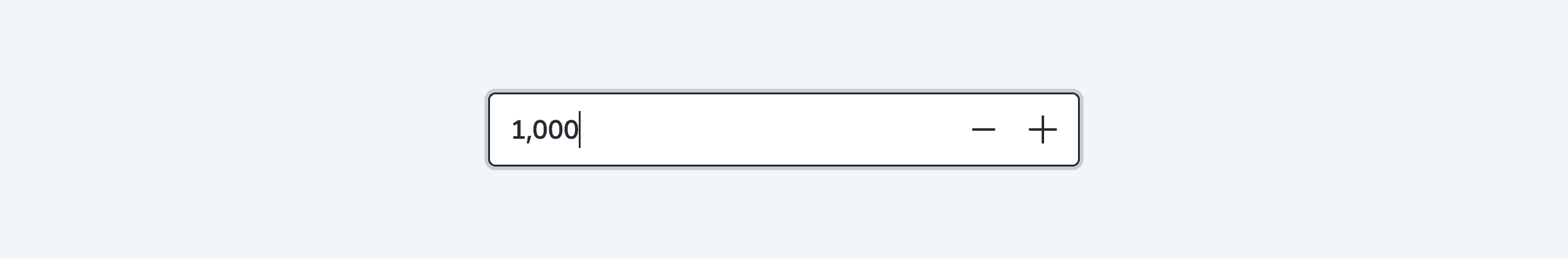 Number Input Behaviors Input Format