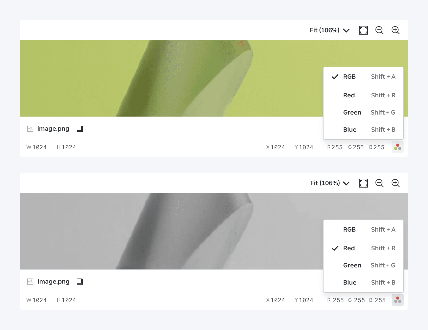 Image Viewer Behaviors Interactions Channels