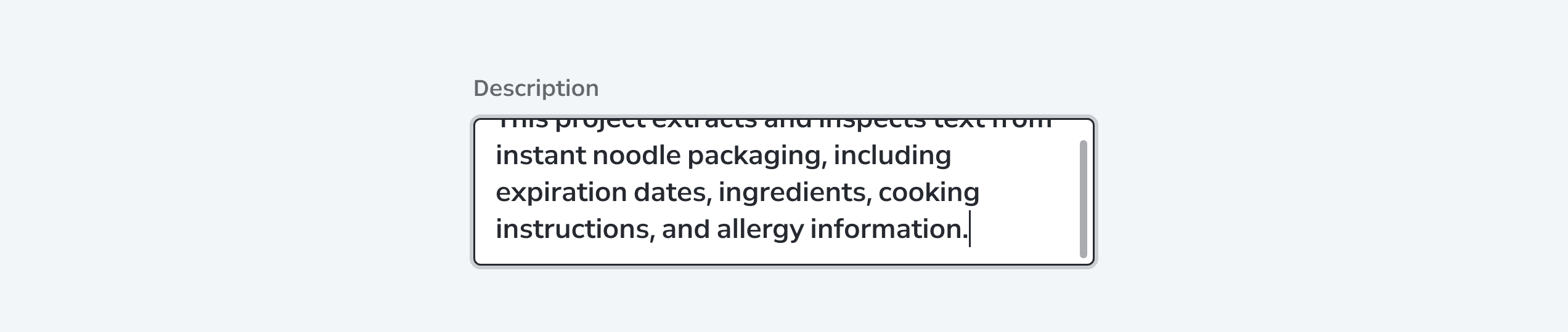 Text Area Behaviors Overflow Text