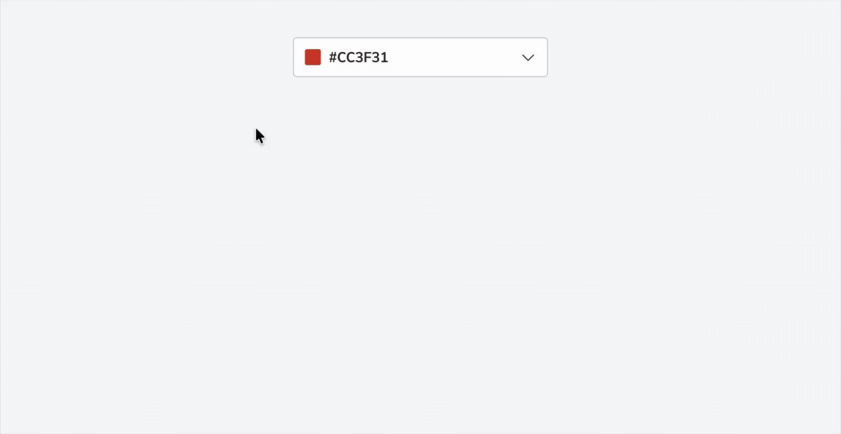 Color Picker Content Color Preset