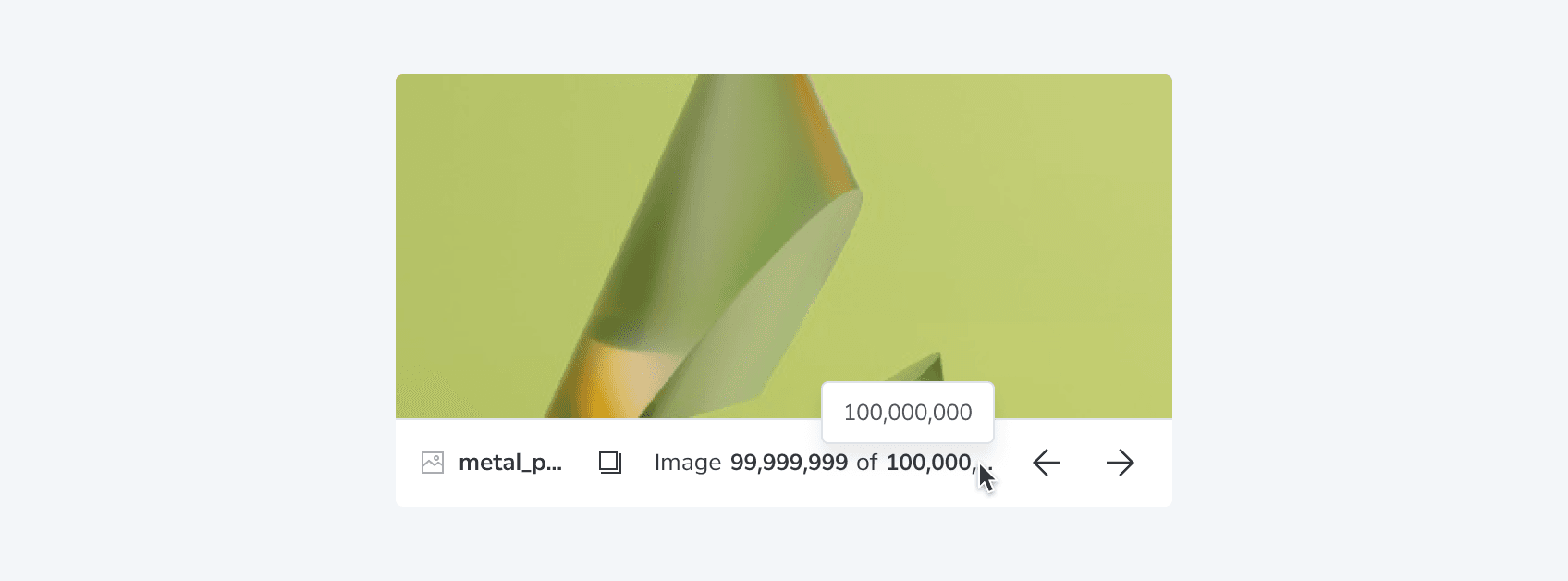 Image Viewer Content Footer