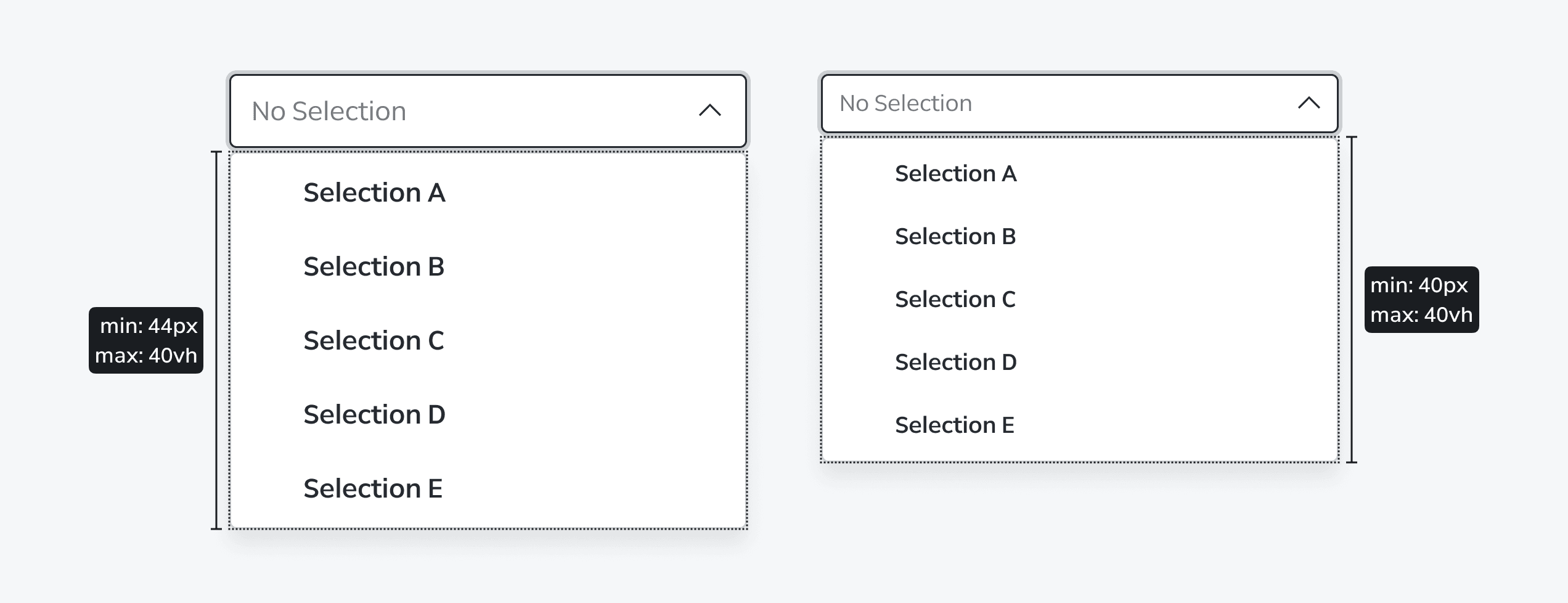 Select Content Menu