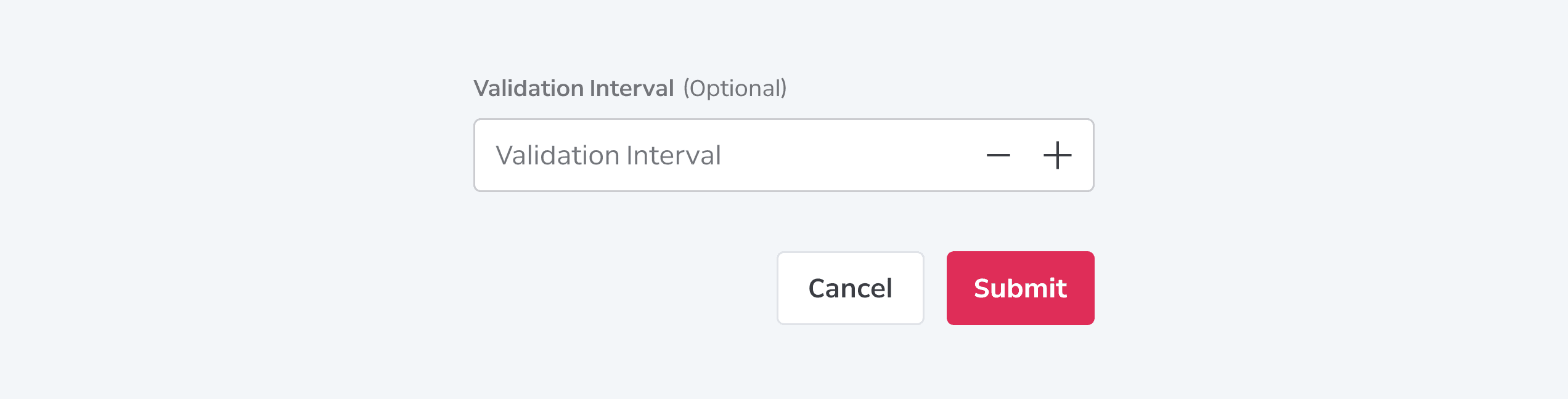 Number Input Content Optional Field