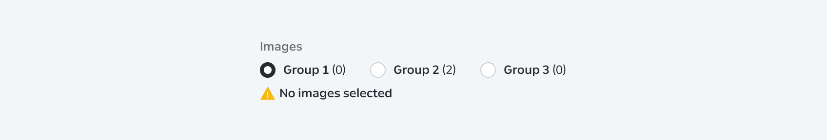 Radio Button Content Validation
