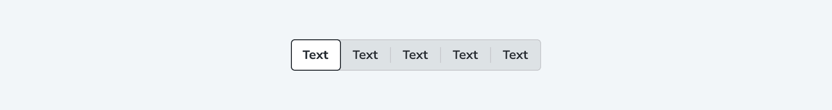 Toggle Button Layout Contained