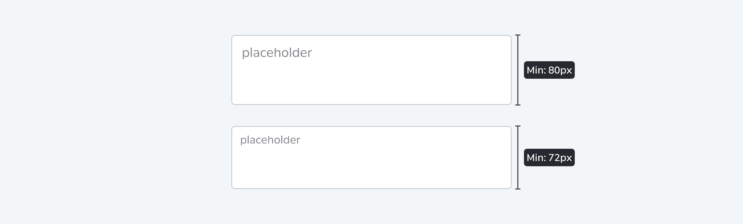 Text Area Layout Size