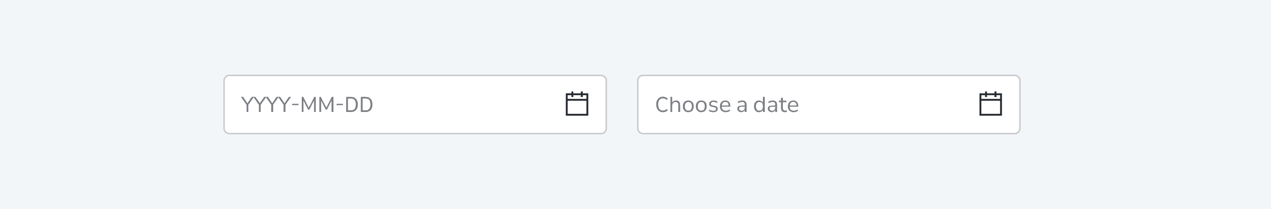Date Picker Content Placeholder