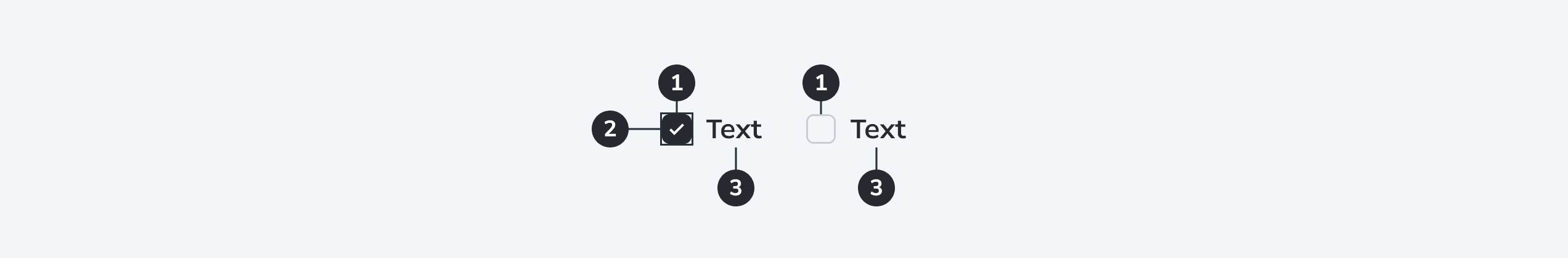 Checkbox anatomy