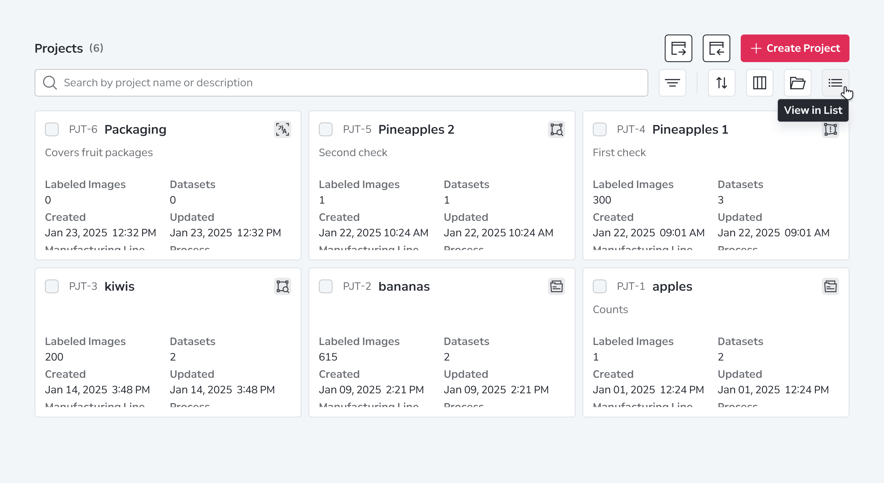 Data Grid Behaviors Data Interactions View Switch
