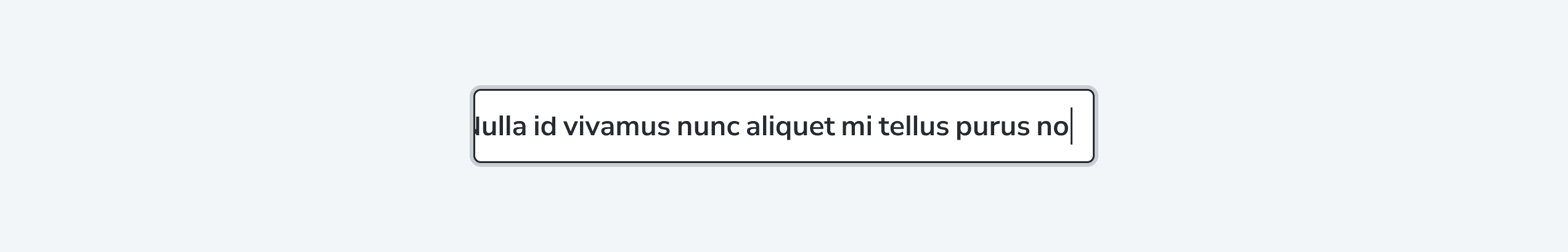 Text Field Behaviors Overflow Text