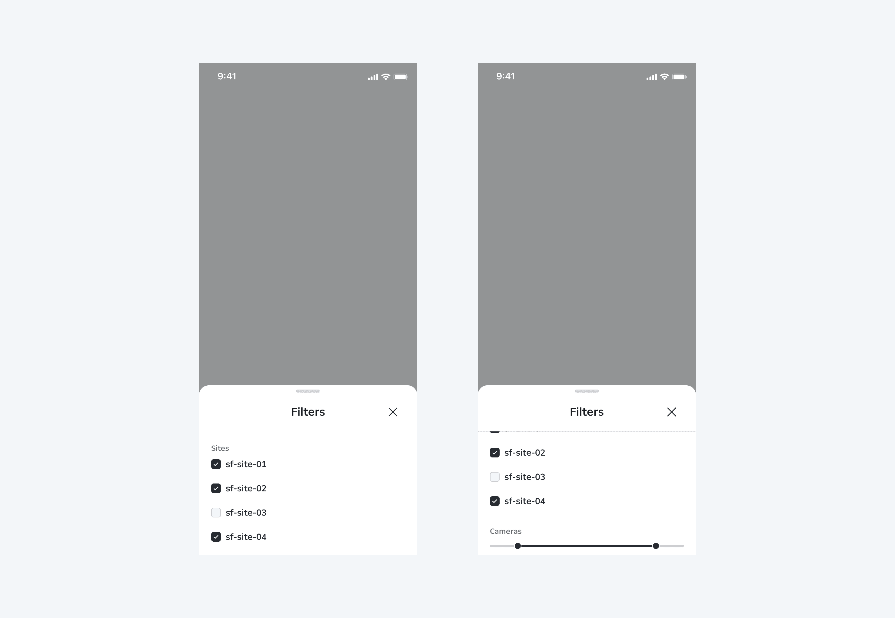 Bottom Sheet Content Header