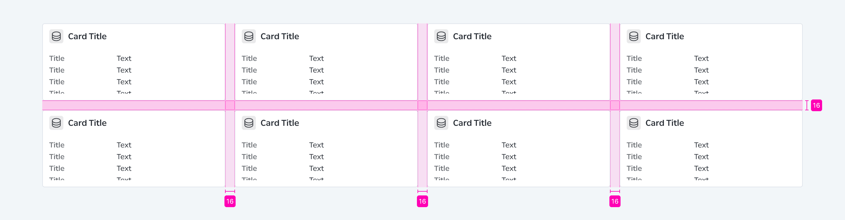 Card Layout Spacing
