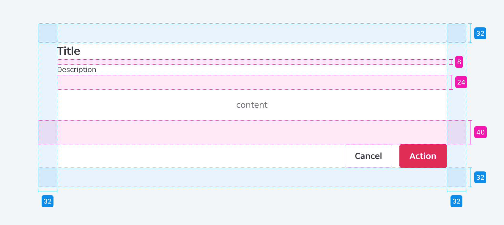 Dialog Layout Spacing