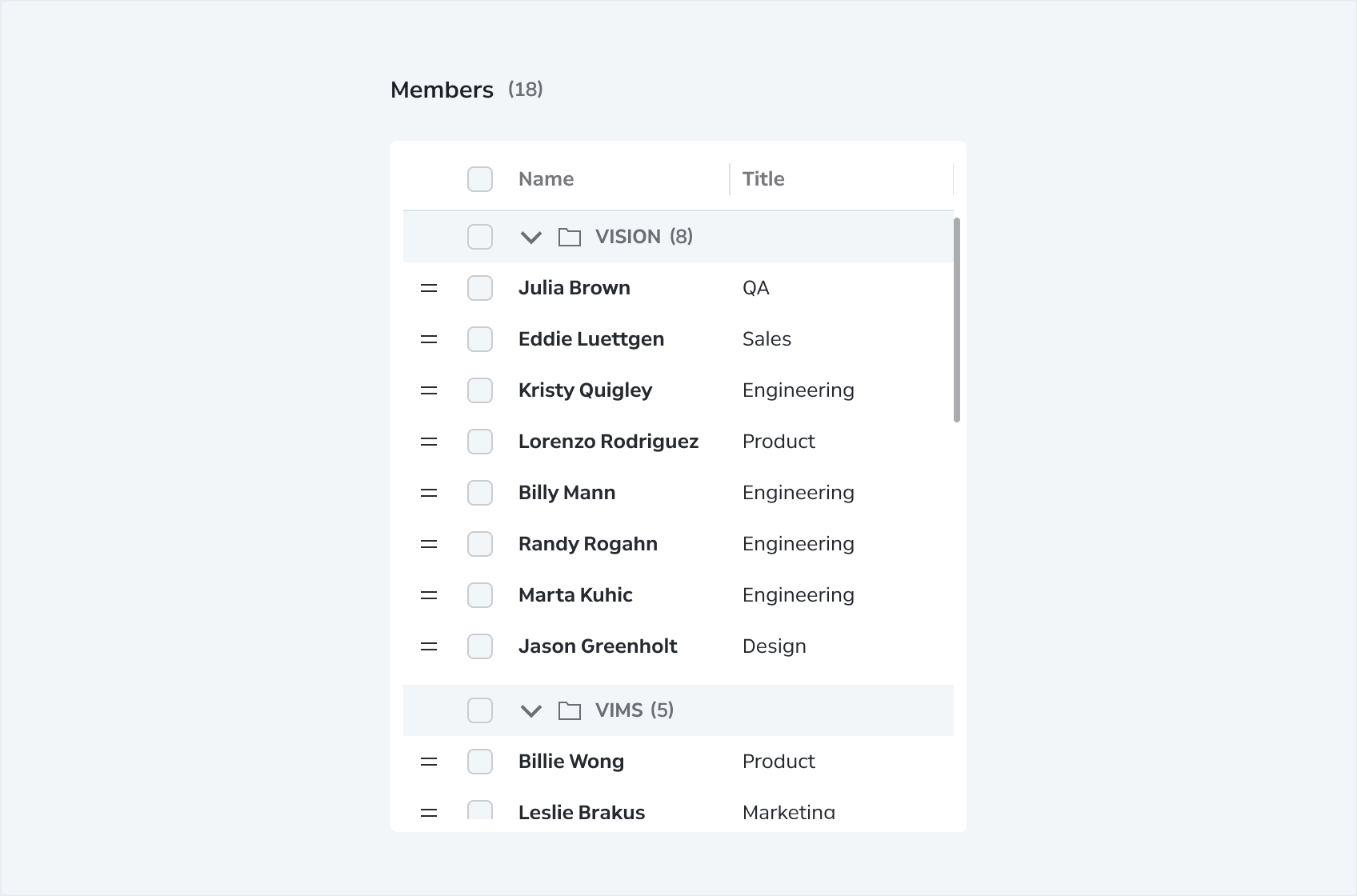 Data Grid Behaviors Row Interactions Reordering