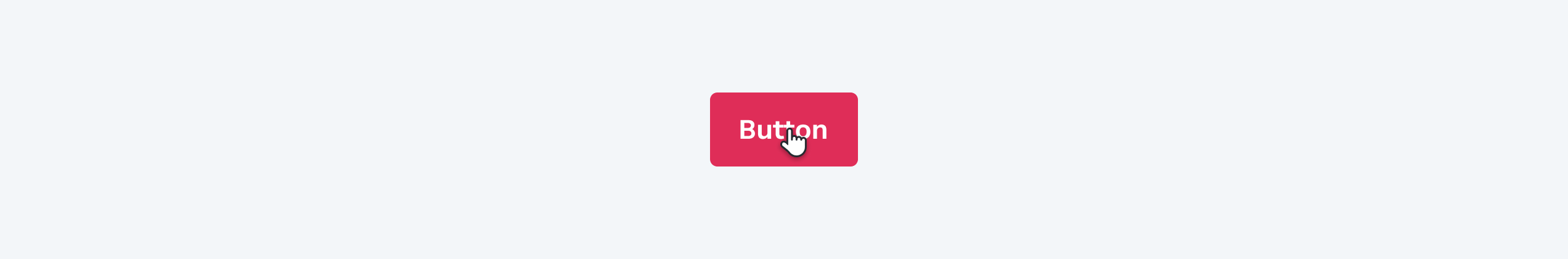 Pointer cursor on clickable element